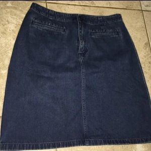 Vintage Jean Skirt